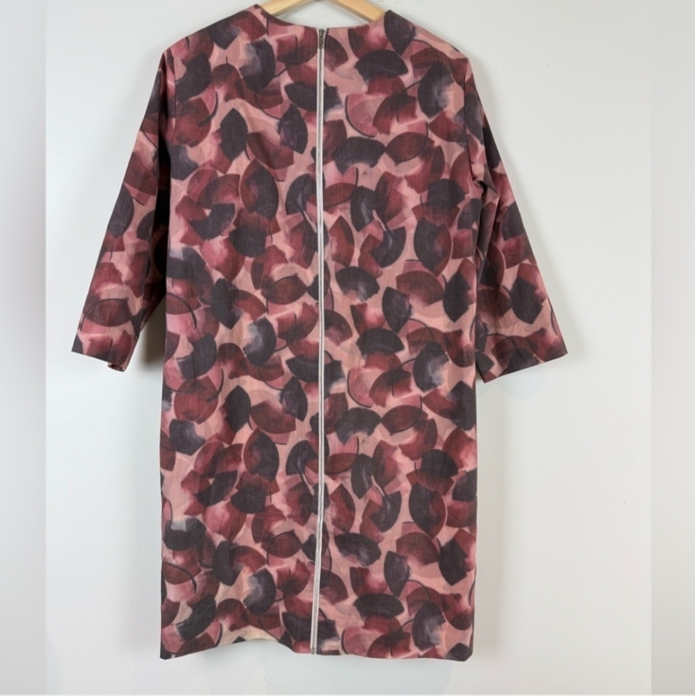 COS pattern dress with back zip and pockets Size 10 - Picture 3 of 8